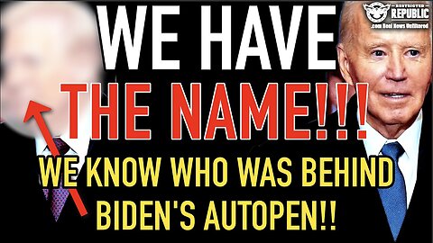 We Have The Name!!! We Know Who’s Behind The Autopen!!