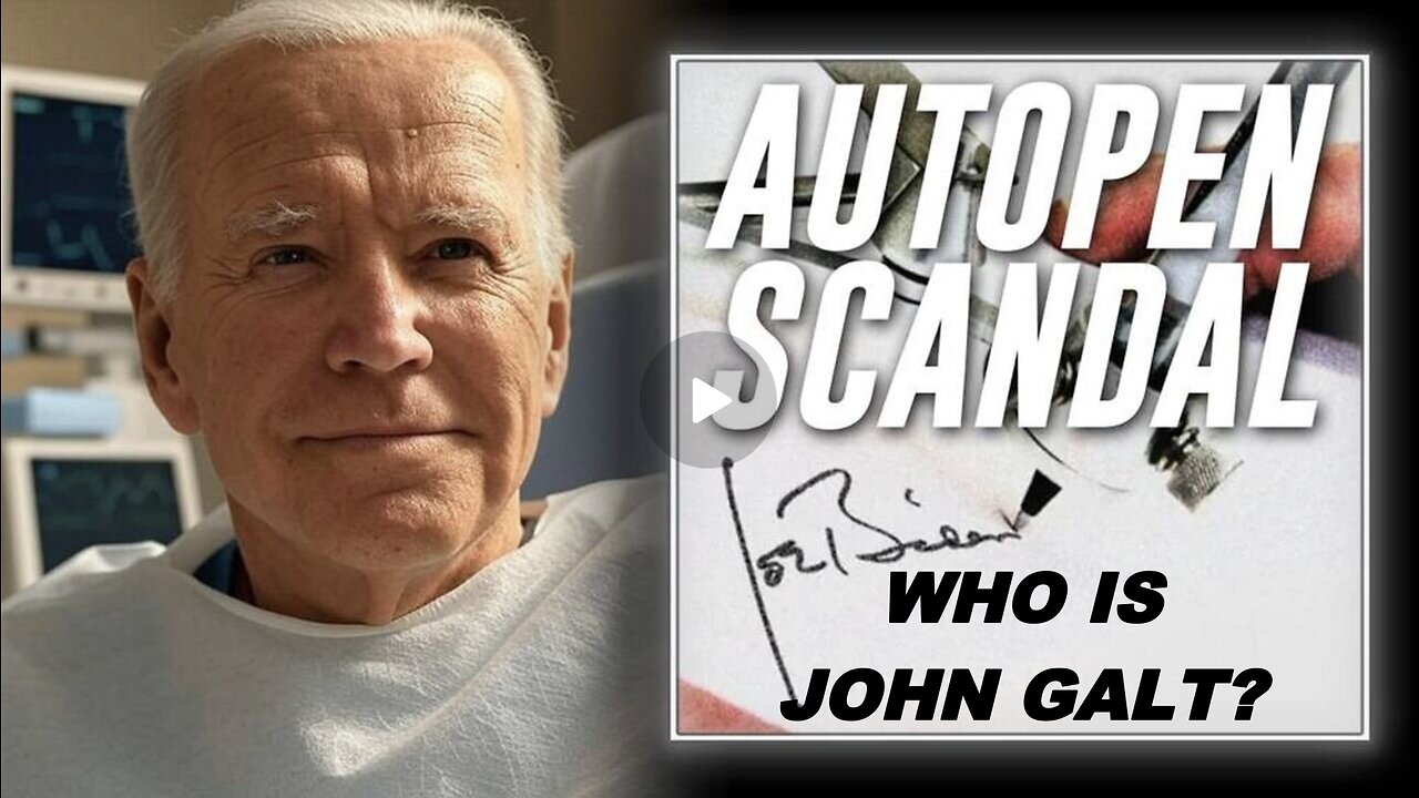 ALEX JONES W/ MASSIVE SCANDAL: While Biden Was N Near Vegetative State Over Past 4 YRS John Galt