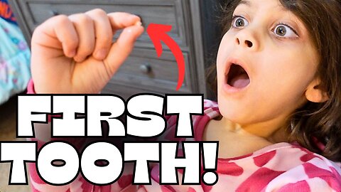 Mackenzie Lost Her First Tooth!! // The Tooth Fairy Arrives