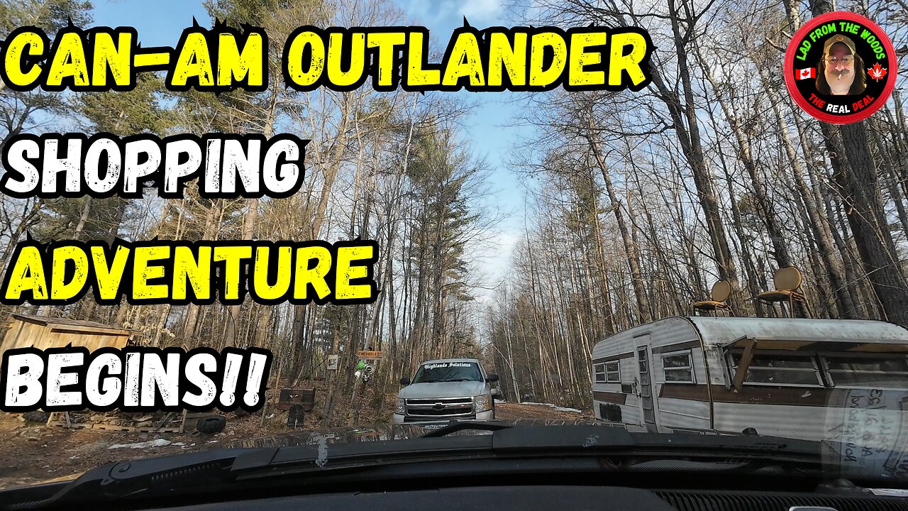 Can-Am Outlander Shopping Adventure Begins