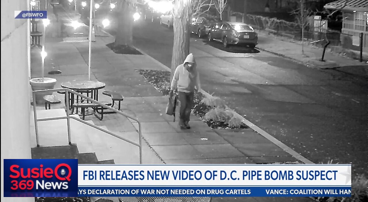 FBI RELEASE NEW VIDEO OF D.C. PIPE BOMB SUSPECT