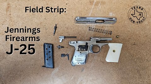 Field Strip: Jennings Firearms J-25 (Model 25 in .25 ACP)