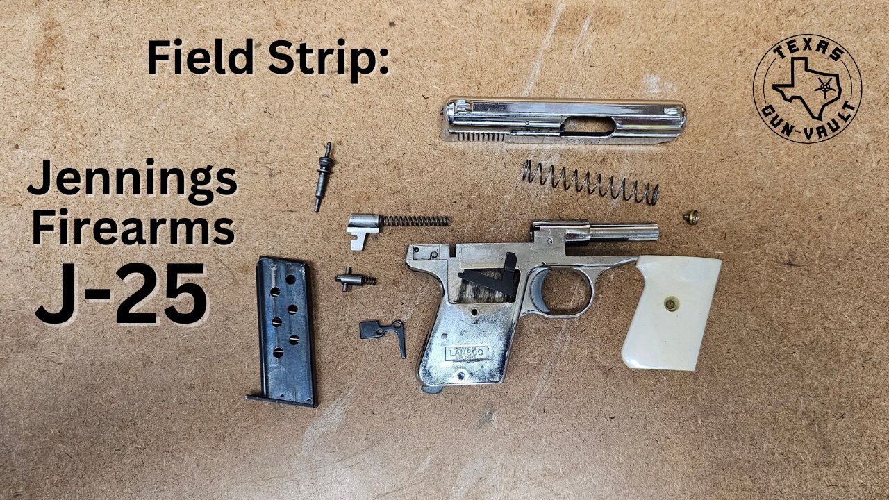 Field Strip: Jennings Firearms J-25 (Model 25 in .25 ACP)