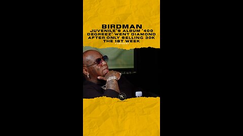 @juviethegreat album ‘400 degreez’ went diamond after only selling 30k the 1st week