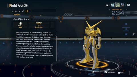 omnishoutmon all digivolution/de-digivolution/profile Digimon Story Time Stranger