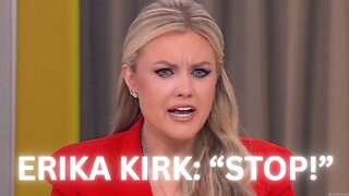 Erika Kirk Responds to Conspiracy Theories About Charlie Kirk's Assassination