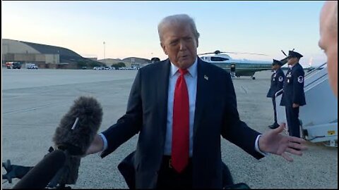 Trump Gaggles Gaggles with Press at Joint Base Andrews [Sep. 7, 2025]