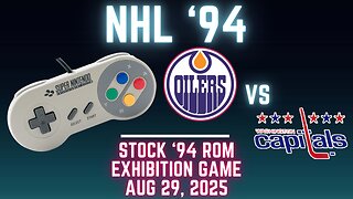 NHL '94: Oilers (Oilers442) at Capitals (Len the Lengend) {Super Nintendo} - Exhibition 164 (OT!)