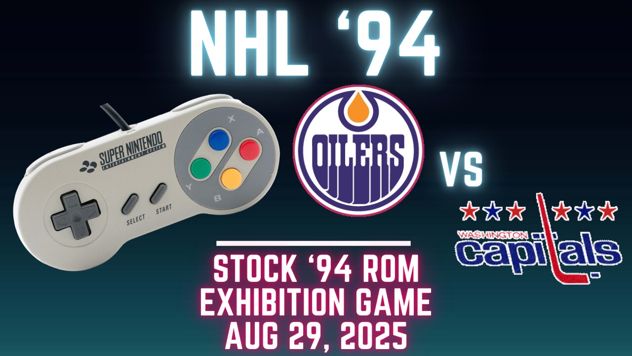 NHL 94: Oilers (Oilers442) at Capitals (Len the Lengend) {Super Nintendo} - Exhibition 164 (OT!)