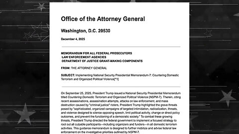 The DOJ just rolled out a plan to track & prosecute so called “domestic terrorists.”