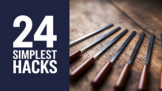 24 SIMPLEST Woodworking Tool Hacks Japanese Woodworking