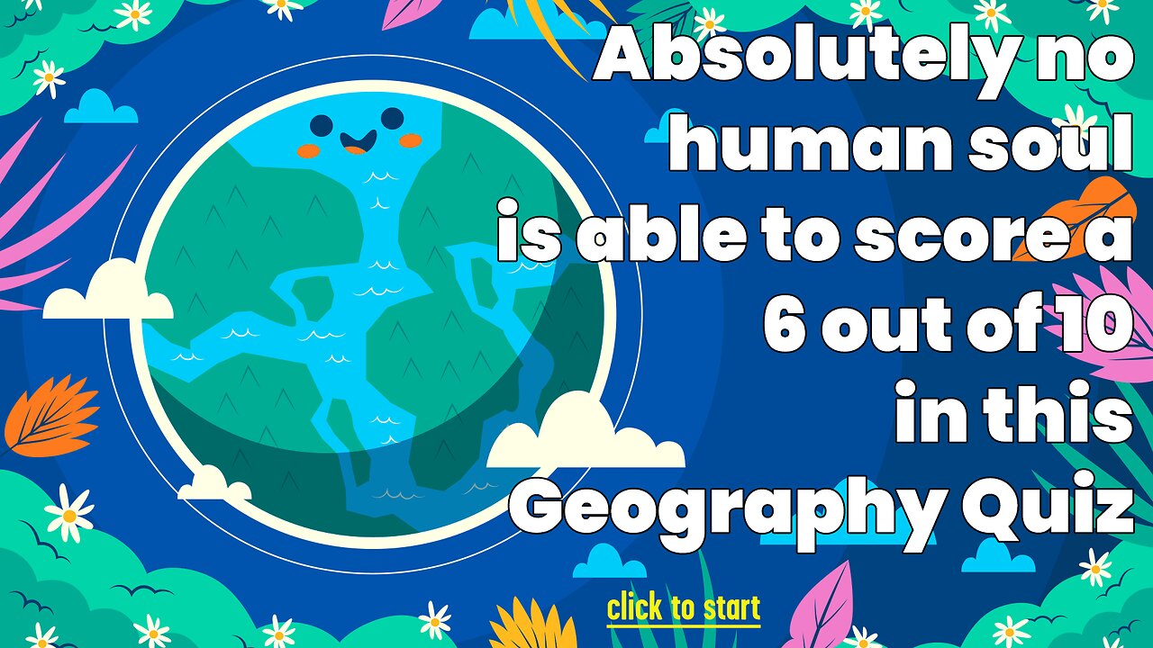 Challenging Geography Quiz