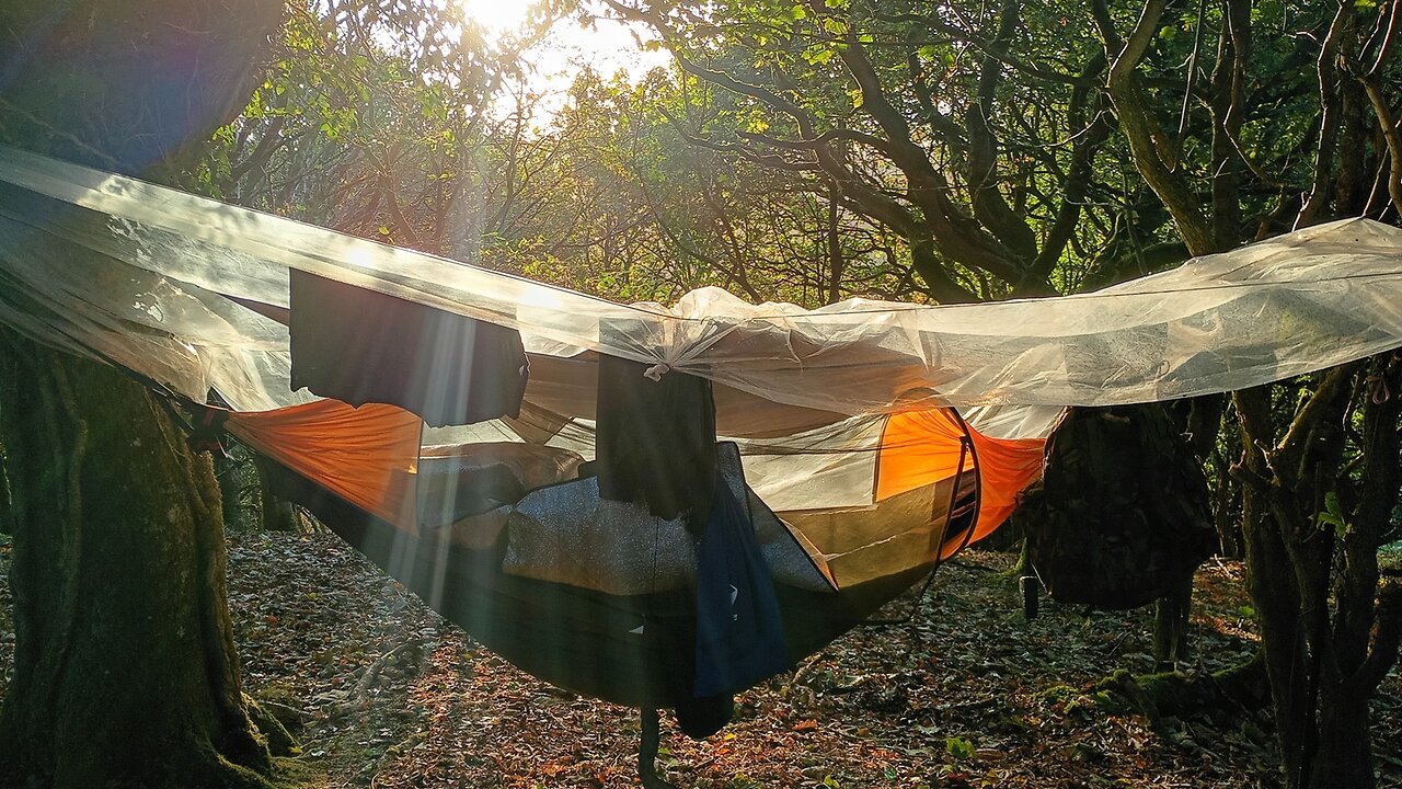 14, #hammock, #poly, setup survived the storm ,