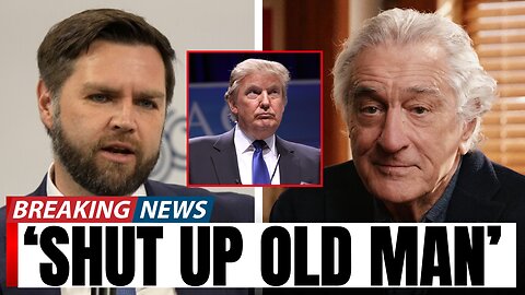 Robert De Niro DESTROYS J.D. Vance's MAGA Flip-Flop — Brutal Takedown!