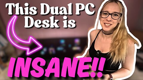 I Turned My Desk Into a Streaming Supercomputer | INSANE Dual Custom Setup in the DK07X
