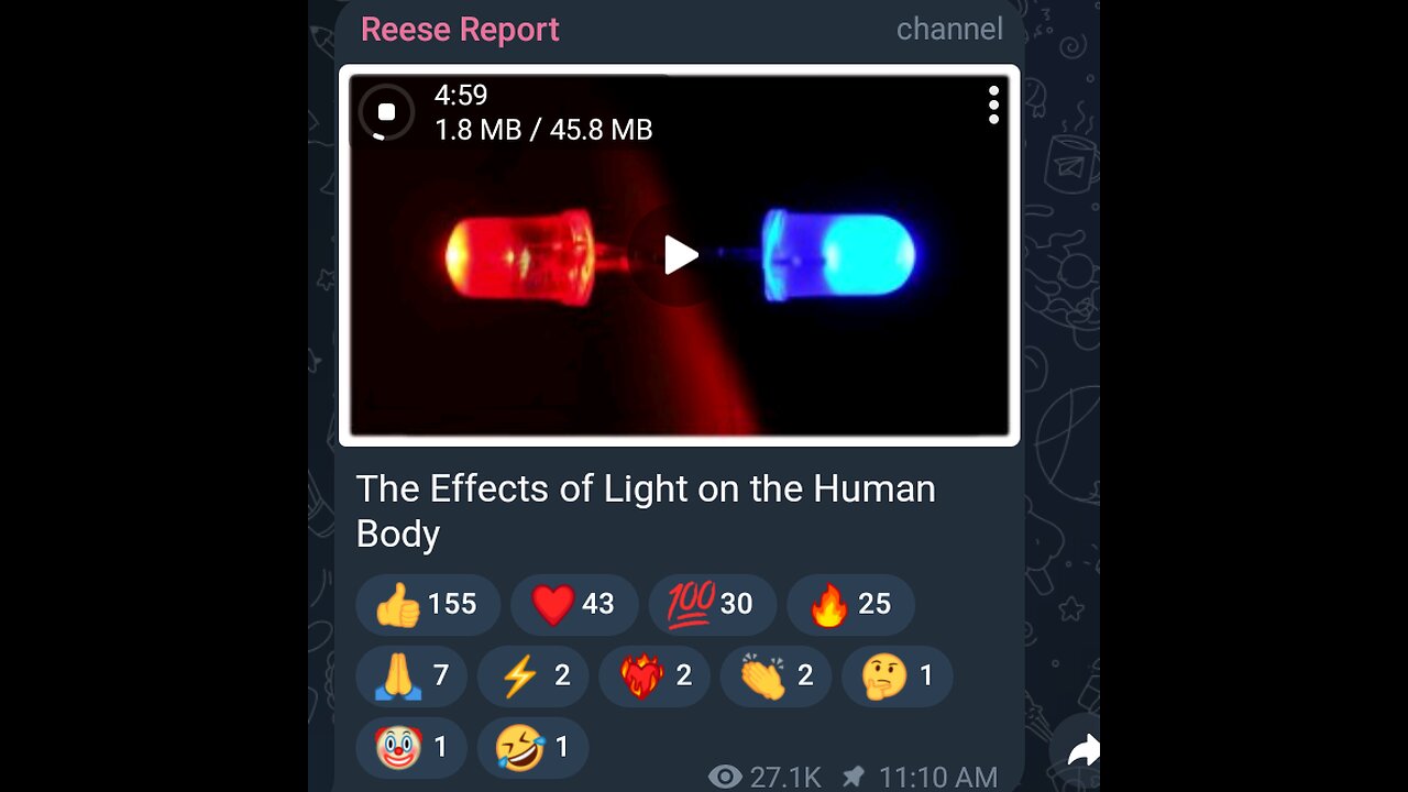 Greg Reese talks Light and the Human Body