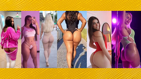 Ass compilation - Big bank tiktok challenge ❤️‍ClipchampGirls 2025