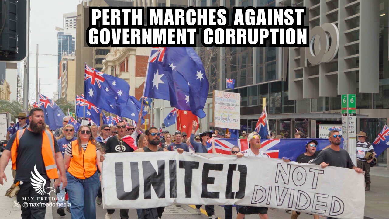 AUSTRALIA UNITES AGAINST GOVERNMENT CORRUPTION - THE MARCH