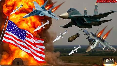 SIGNIFICANT ESCALATION: Three Russian Su-35 fighter jets attack a US military base in Syria