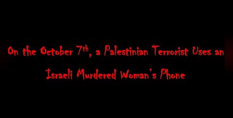 WARNING! GRAPHIC! In case you forgot or didn't know what happened on Oct.7, 2023. We'll get them all