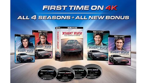 Knight Rider: The Complete Series [4K UHD] David Hasselhoff