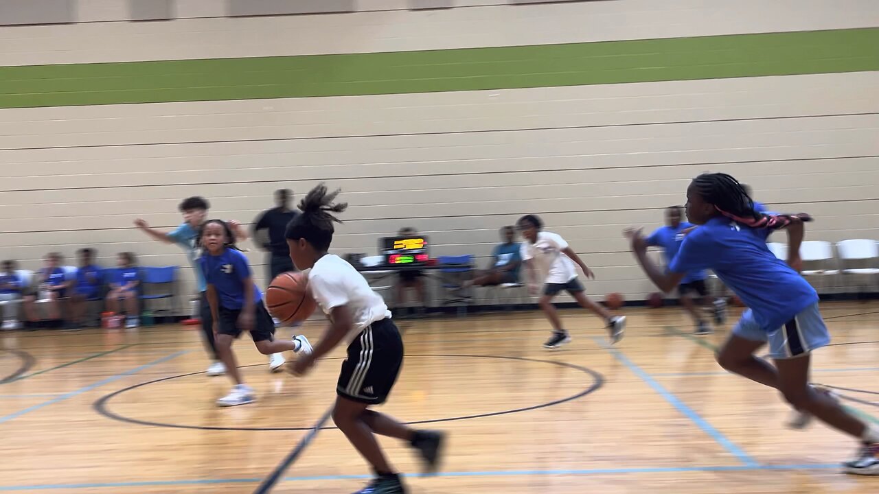 Blasian Babies Brother's 2025 YMCA Youth Basketball Season Team (White Tops) Win Another Game!