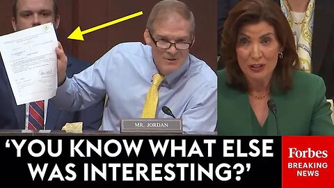 Jim Jordan Brings The Receipts In Fierce Confrontation With Hochul Over Sanctuary Policies