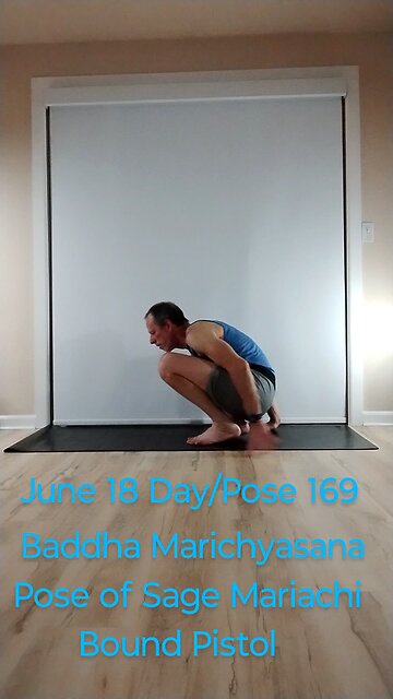 Baddha Marichyasana / Pose of Sage Mariachi / Bound Pistol