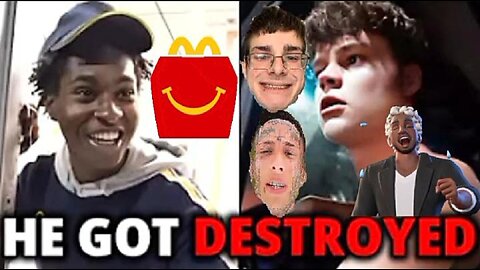 McDonalds Worker Roasts Jack Doherty & The Island Boys | Joshua Block Crashes Out In Public