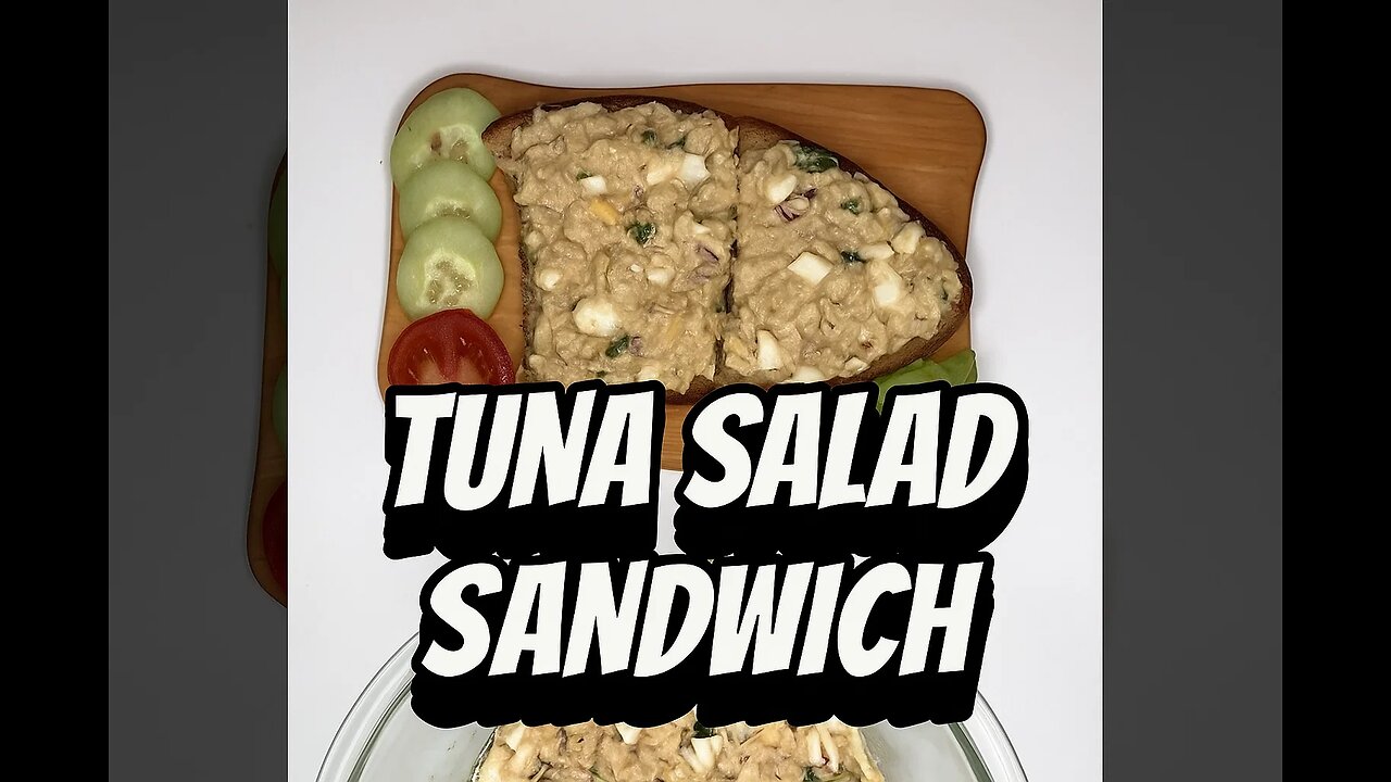 Quick & Delicious Tuna Salad Sandwich🐟🥪⏱️