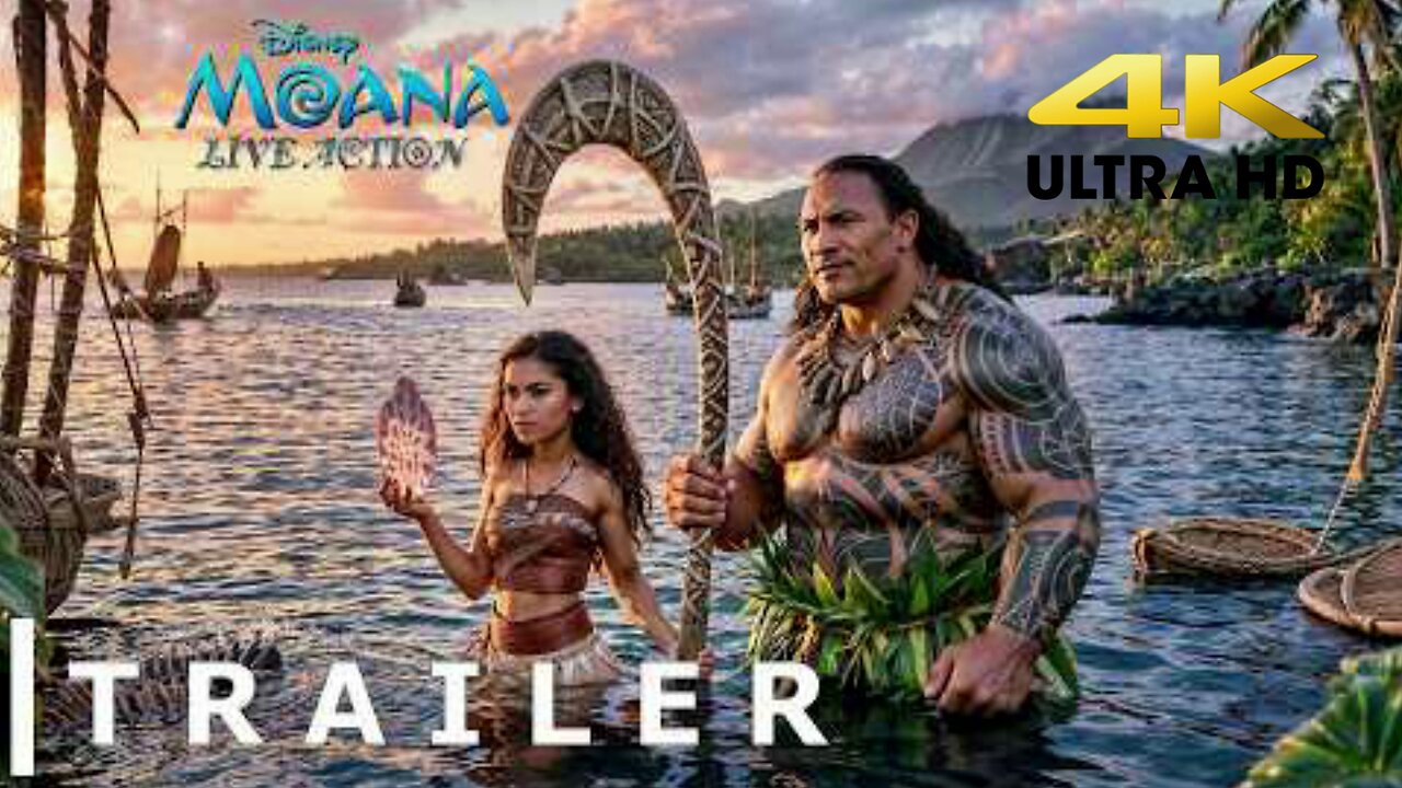 Moana: Live Action (2025) - First Trailer | Dwayne Johnson & Zendaya