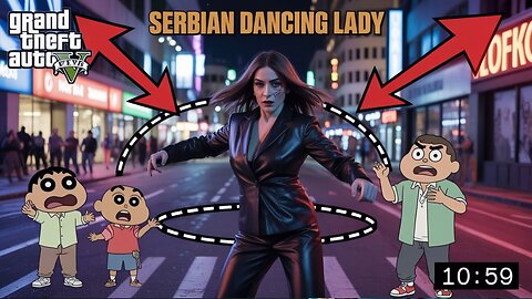 "Serbian Dancing Lady in GTA V – Funny Reactions!"