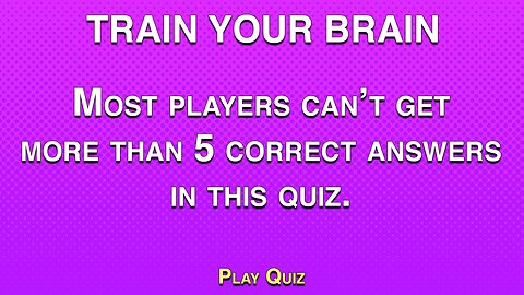 Train That Brain Of Yours
