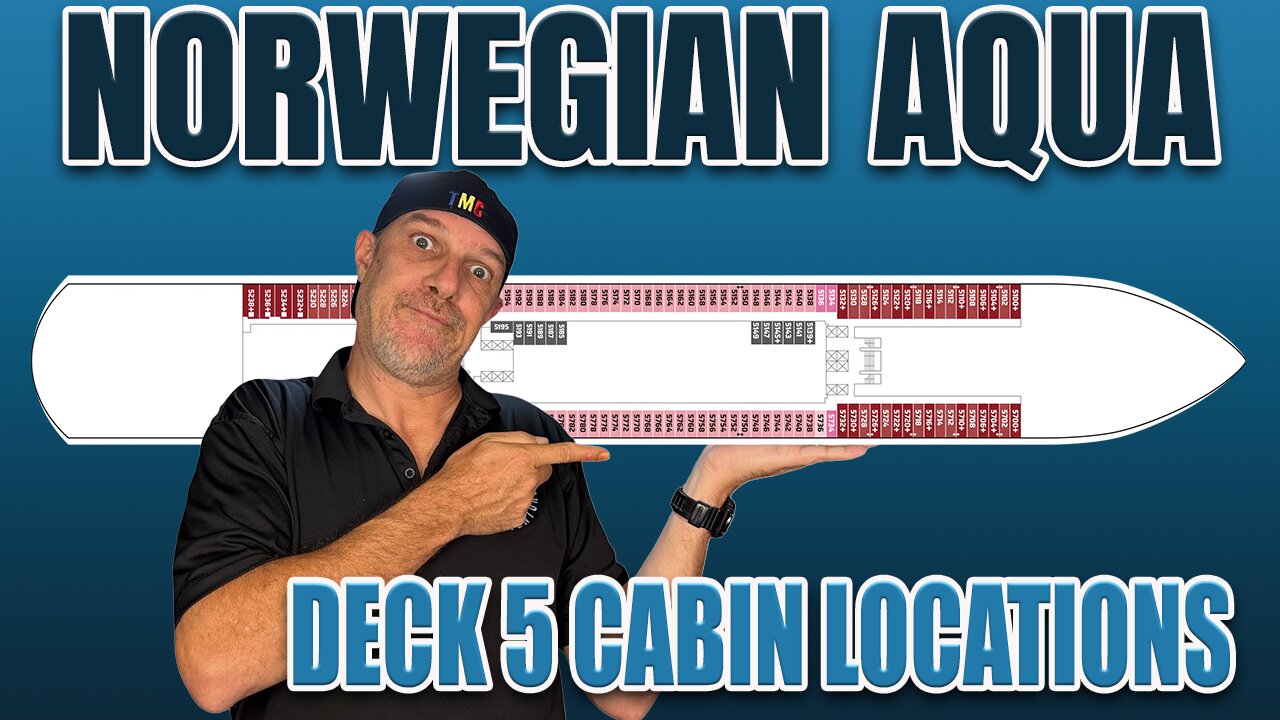 FIRST LOOK! NCL Aqua Cabin Deck 5 | Tall Man's Cruise Adventures