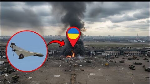 Shocking! Russian Geran-2 strikes airports near Kiev!