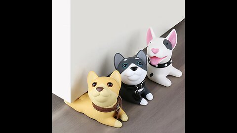 Cute Animal Door Stopper Wedge, Works On All Floor Types (Single Pack)