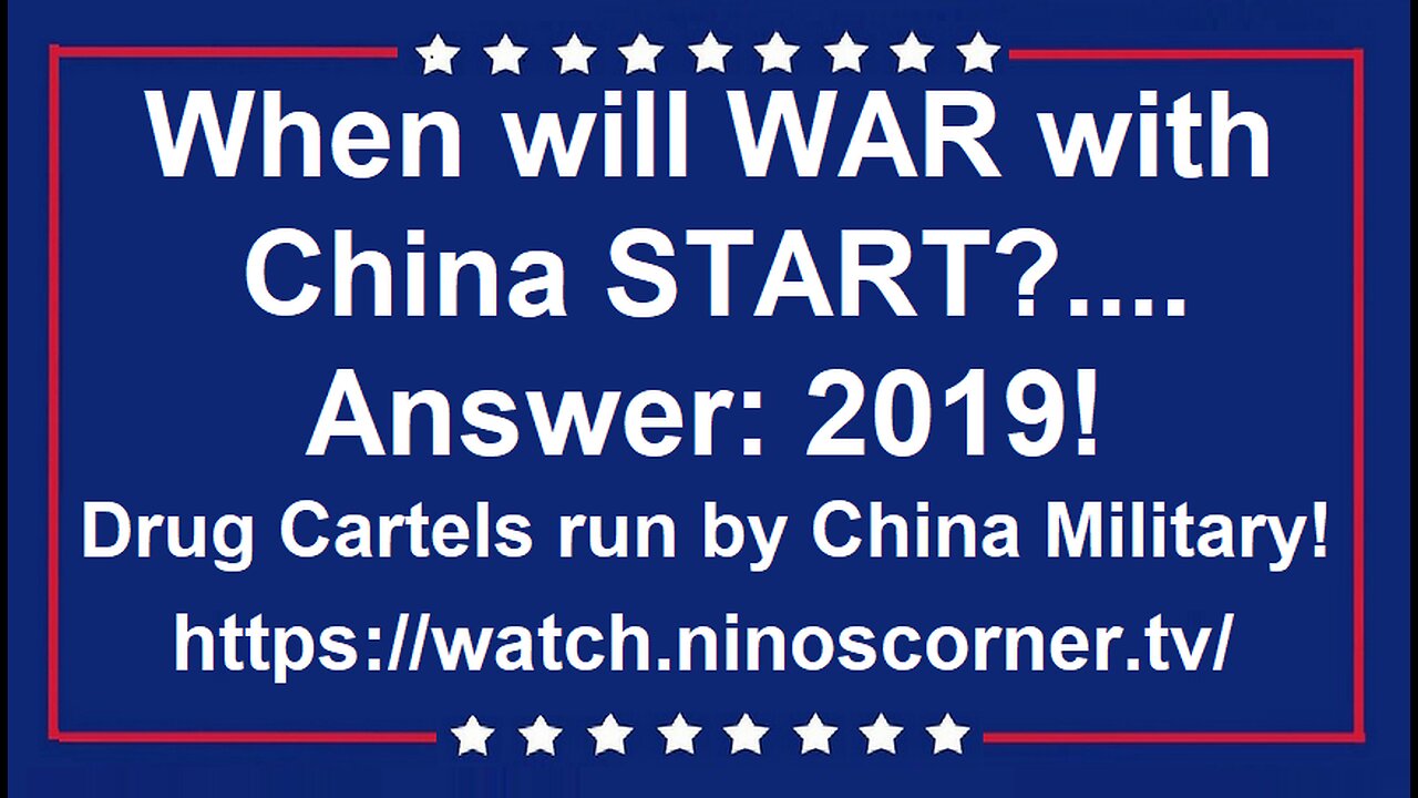WAR w/ China STARTED in 2019! China in Mexico Right NOW! 4/30/25