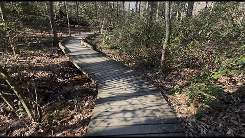 Hiking the Nalley Brown Trail in Easley, SC