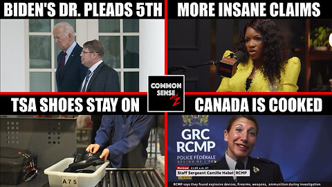 Biden's Dr Pleads 5th | Jasmine Crockett Spews Lies | TSA Not Checking Shoes | Is Canada Cooked?