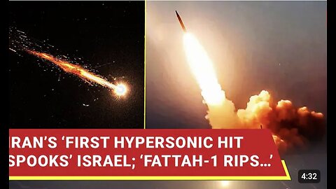 Iran Fires FIRST Hypersonic Missile Of Op True Promise III; ‘Fattah-1 Jolts Tel Aviv’ | IDF Alarmed