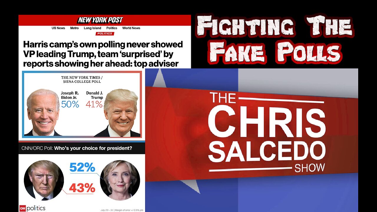 Are Pollsters Working To Tank Trump's Poll Numbers?