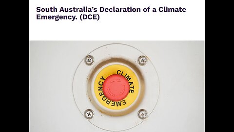 Peter Malinauskas doubles down on the 'Declared Climate Change Emergency'