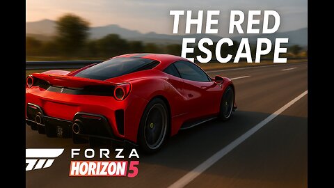 The Red Escape | Ferrari 488 Pista | Pure Speed on FH5 Highway!