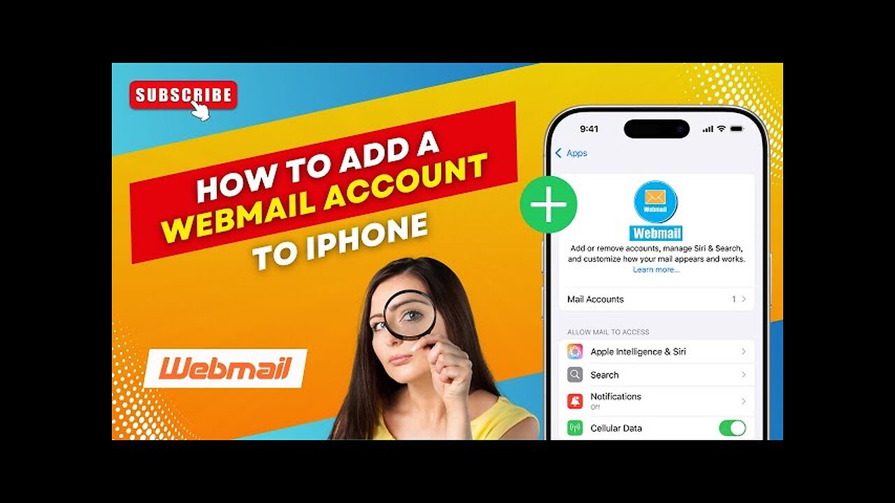 How to Add a Webmail Account to iPhone?