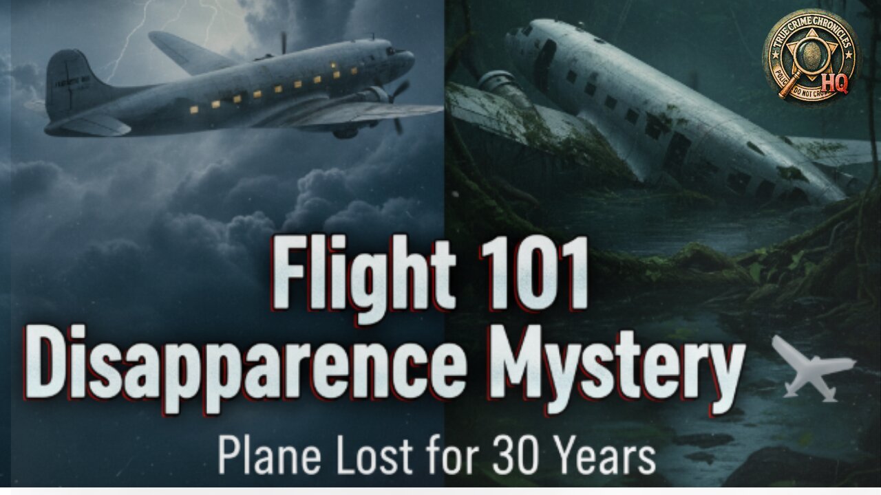 Flight 101 Disappearance Mystery ✈️ | Plane Lost for 30 Years, True Crime & Unsolved Secrets 🔍