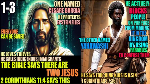 There's Two Jesus, One Actively BLOCKS Many People, The Other Accepts All People 1-3