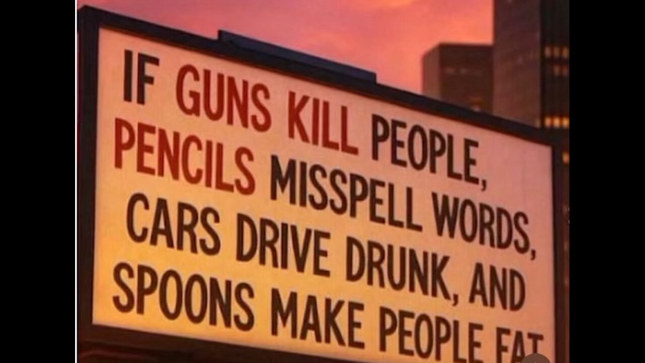 Guns, pencils, and spoons