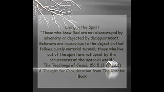 Living in the spirit