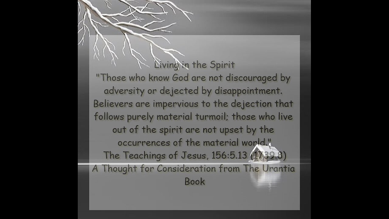 Living in the spirit