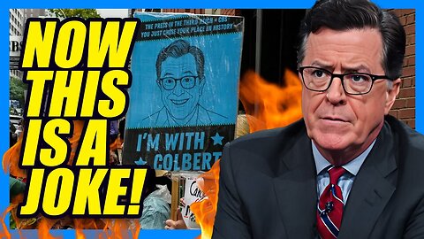 Stephen Colbert Protest Only Had TWENTY People...